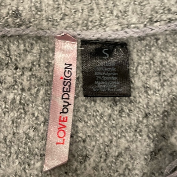 Grey Ruffle Sweater - Picture 3 of 5